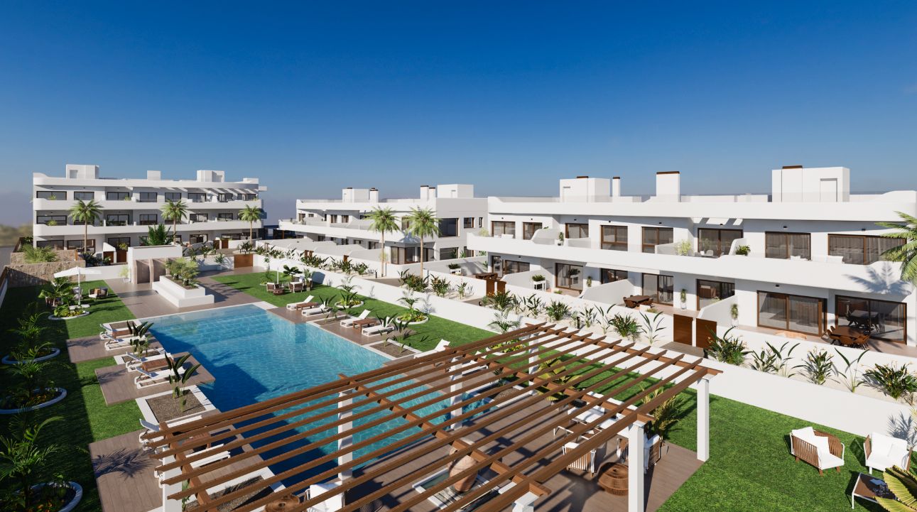 Exterior view of Flat for sale in Los Alcázares  with Private garden, Terrace and Storage room