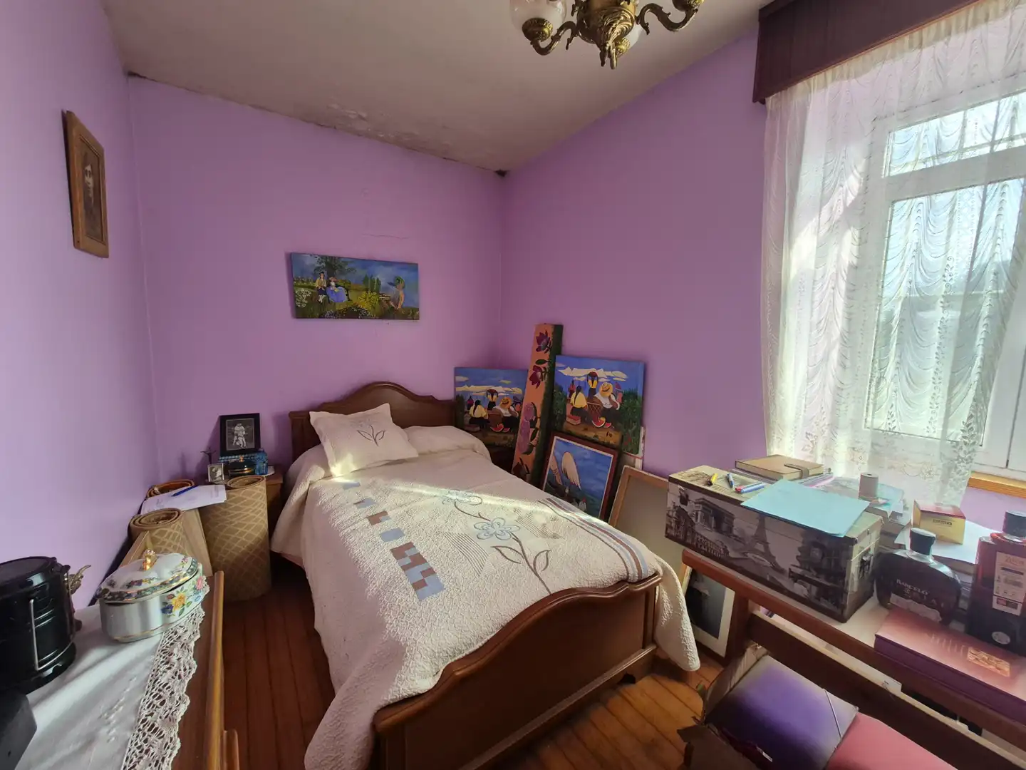 Habitación de Casa o chalet en venta en Moeche con Jardín privado, Trastero y Amueblado