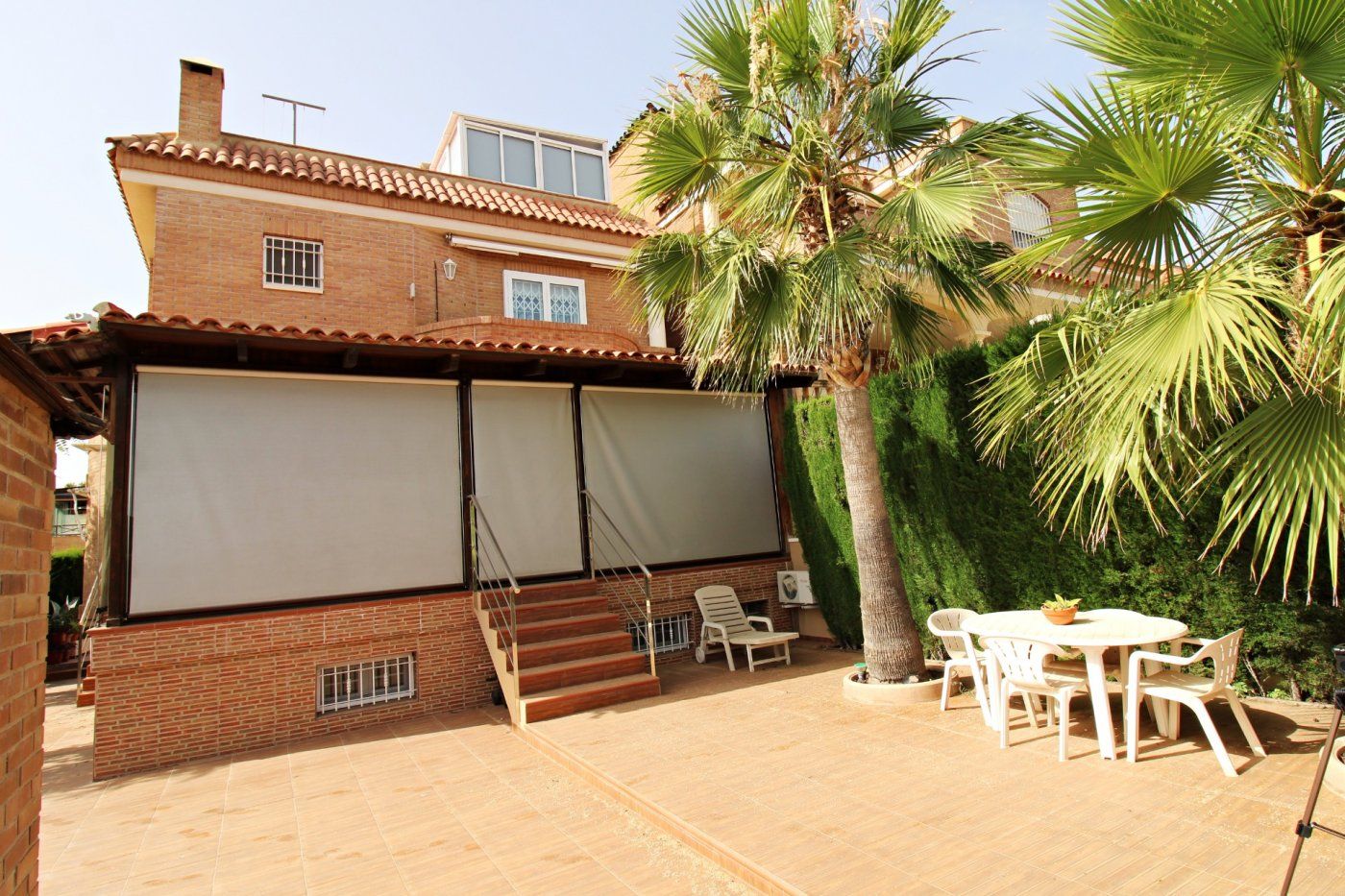 Jardí de Casa o xalet en venda en Elche / Elx amb Aire condicionat, Calefacció i Jardí privat