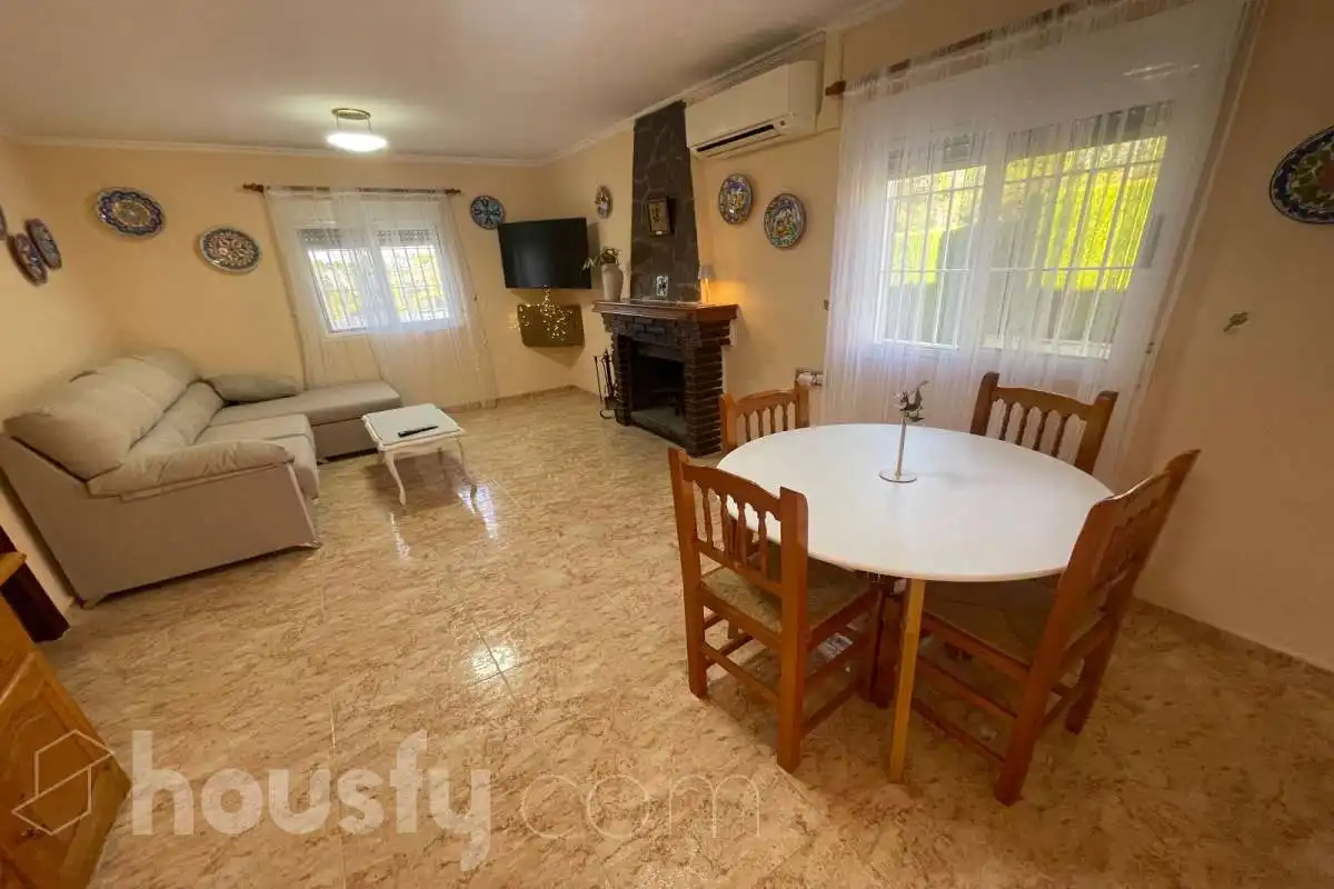 Sala de estar de Casa o chalet de alquiler en Mogente / Moixent con Trastero y Amueblado