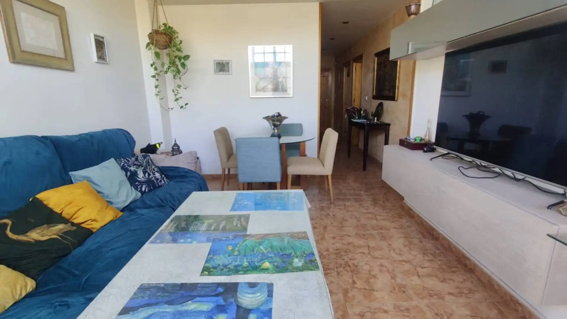 Living room of Flat for sale in  Murcia Capital  with Air Conditioner and Furnished