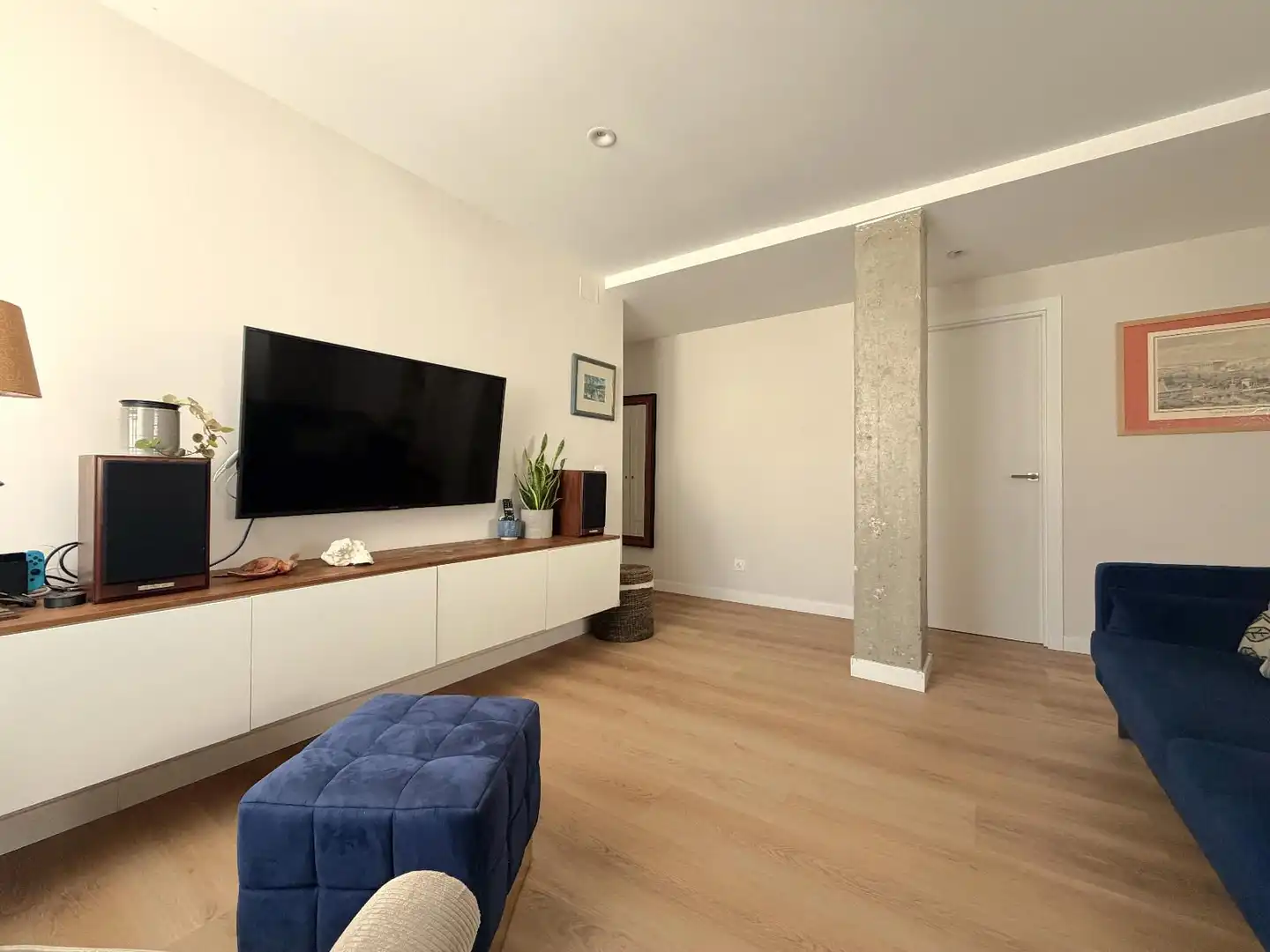 Wohnzimmer von Wohnung zum Verkauf in Lasarte-Oria mit Klimaanlage, Heizung und Parkett