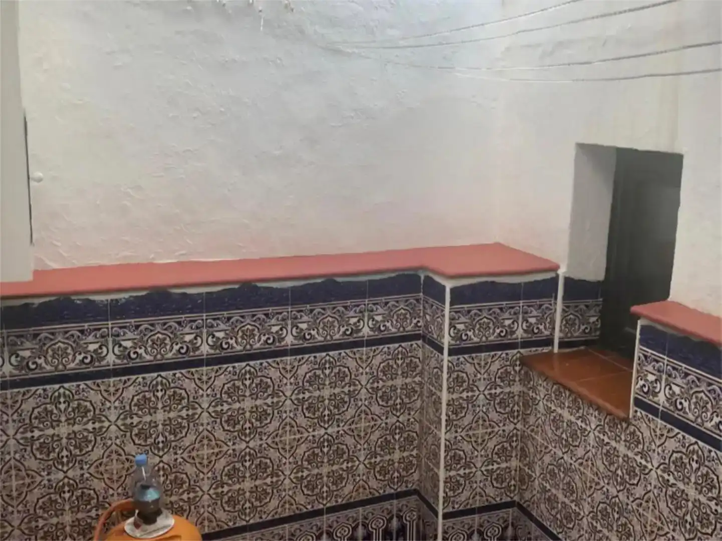 Cuina de Dúplex de lloguer en Algeciras amb Aire condicionat, Moblat i Rentadora
