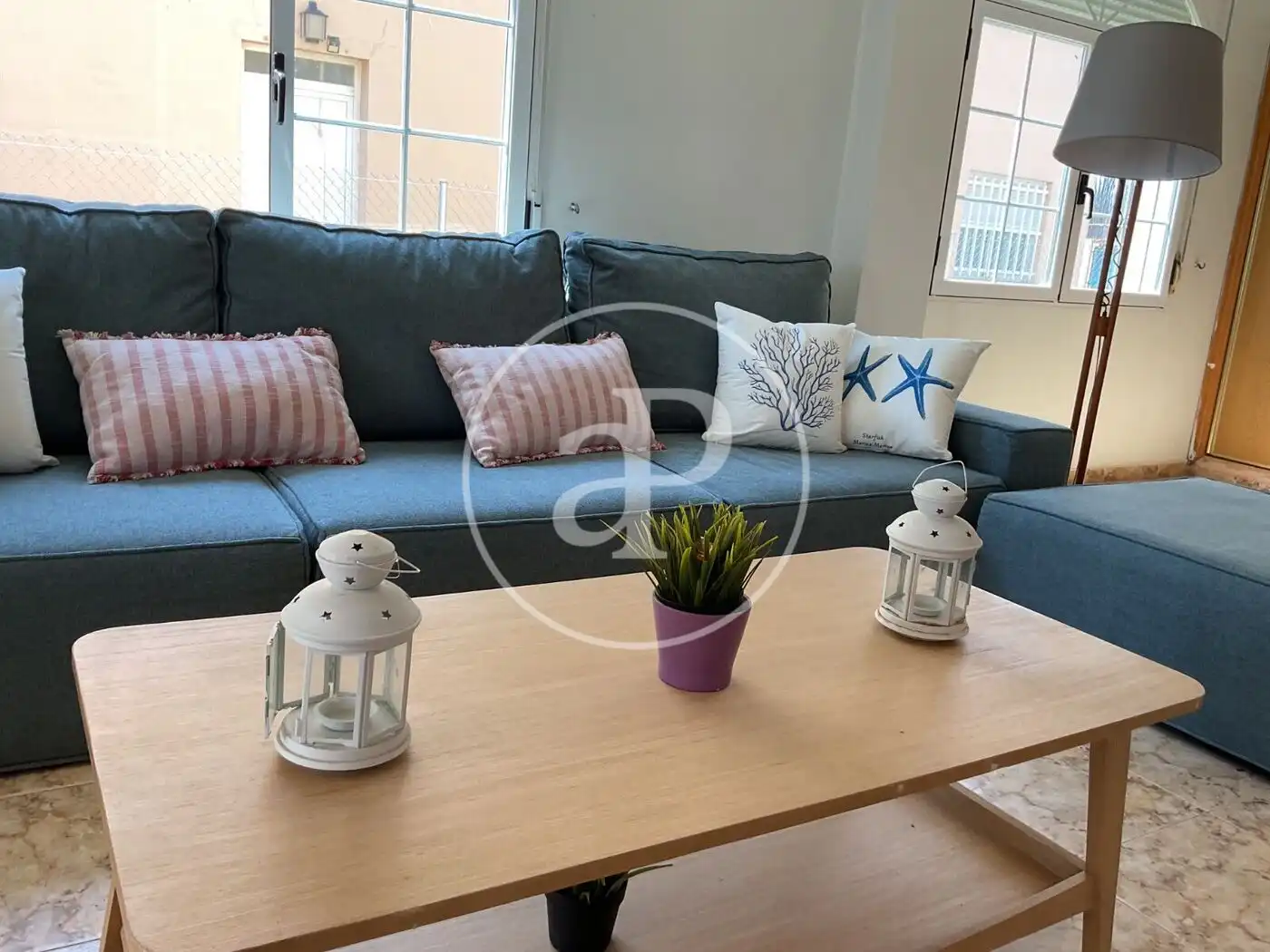 Sala de estar de Casa o chalet de alquiler en Tavernes de la Valldigna con Calefacción, Terraza y Amueblado