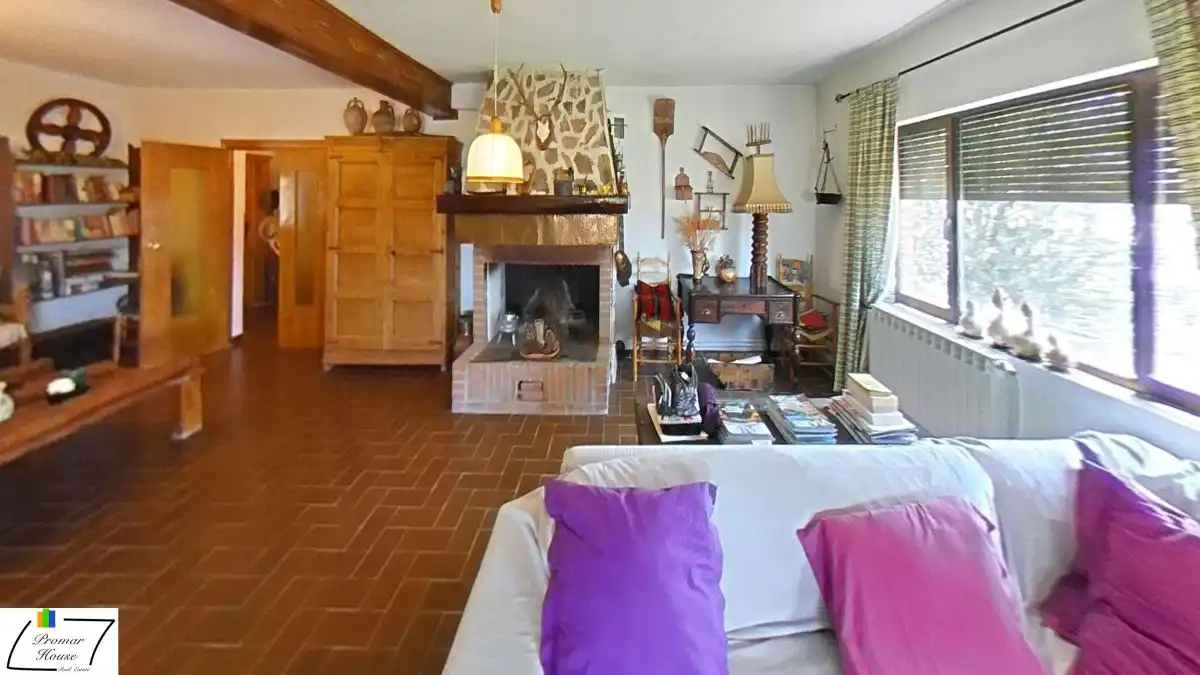 Sala de estar de Casa o chalet en venta en Muñogrande con Calefacción, Jardín privado y Trastero