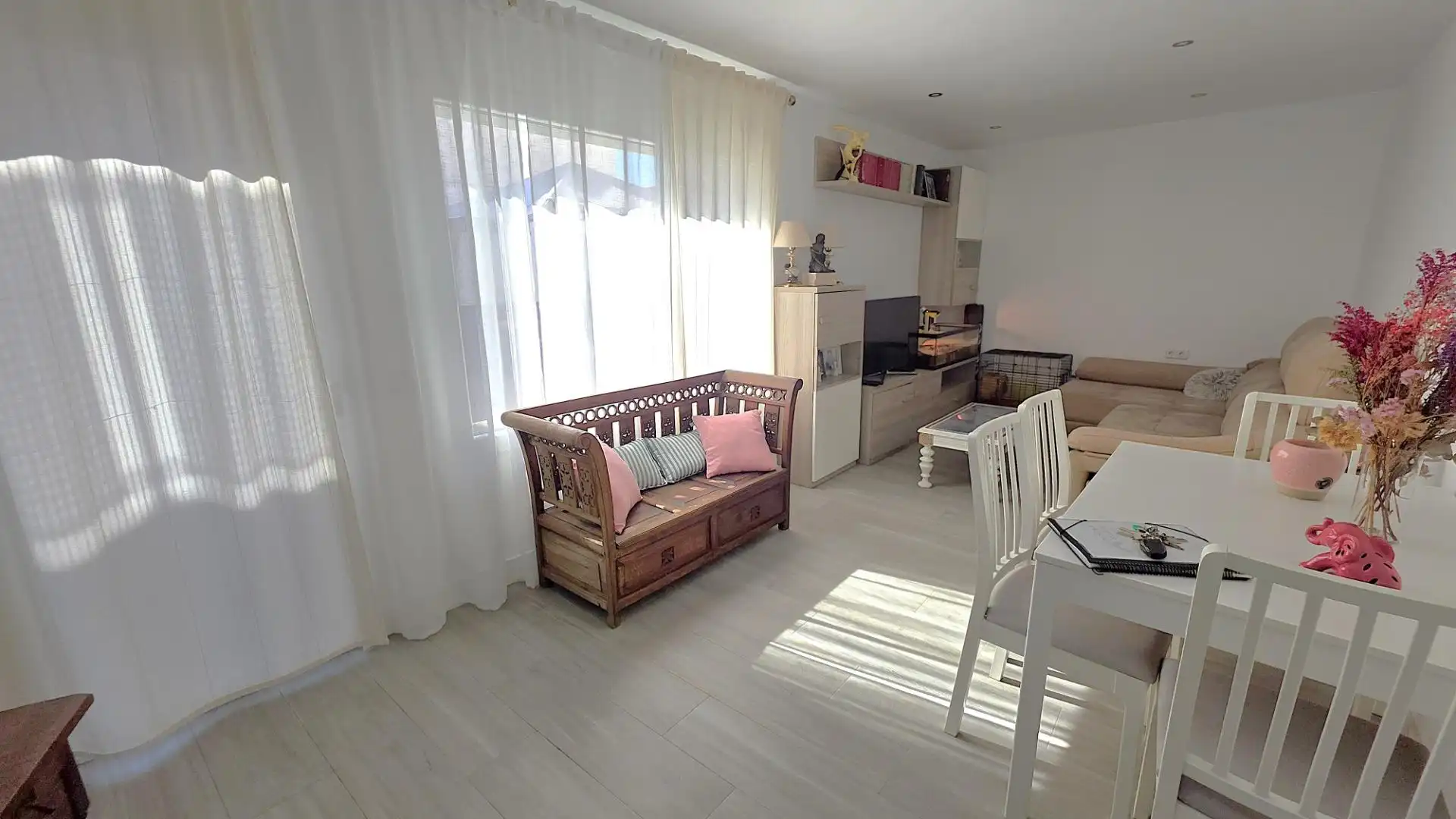 Sala d'estar de Casa o xalet en venda en Albocàsser amb Calefacció i Traster