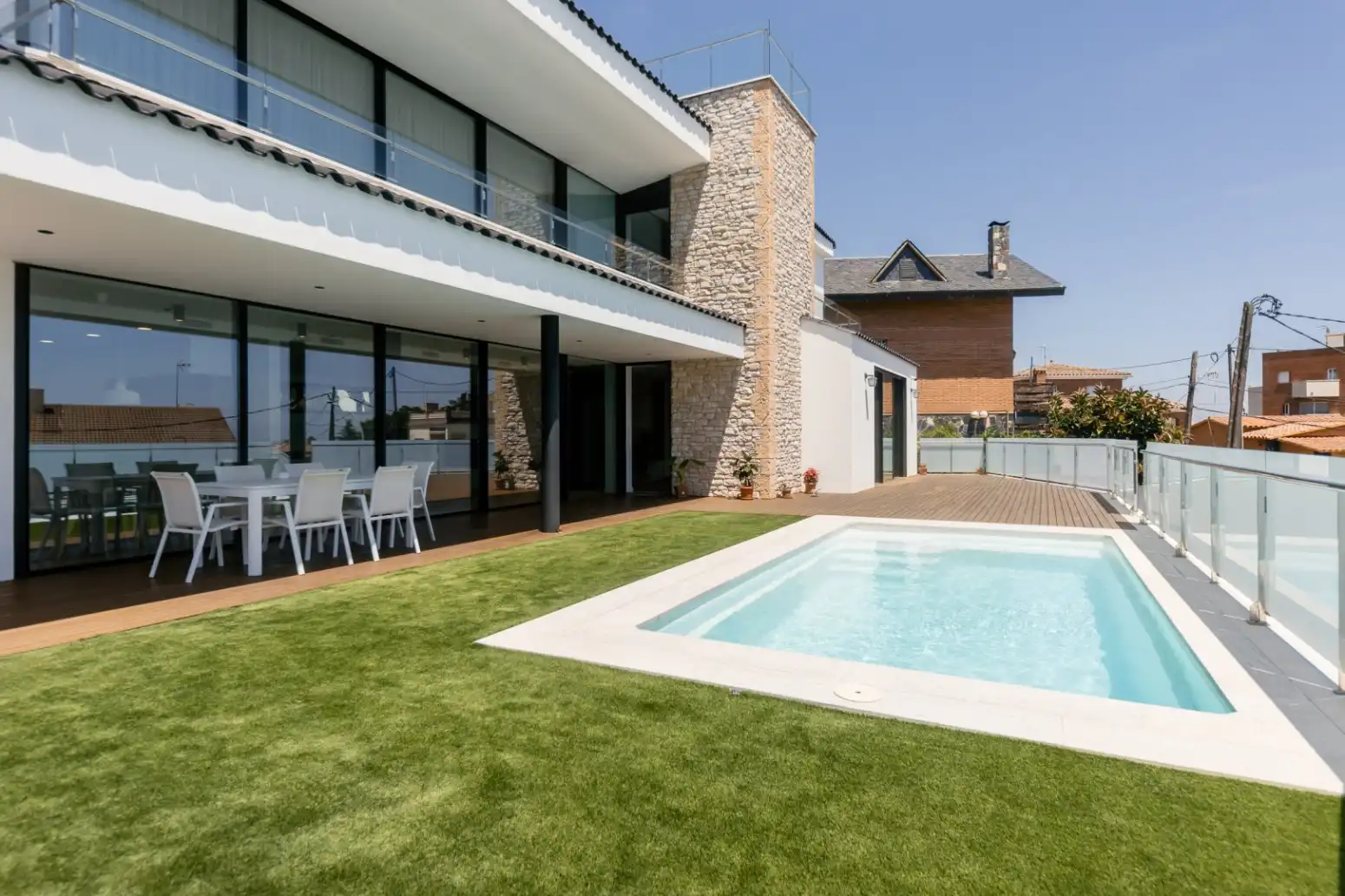 Terrassa de Casa o xalet en venda en Viladecans amb Aire condicionat, Calefacció i Jardí privat