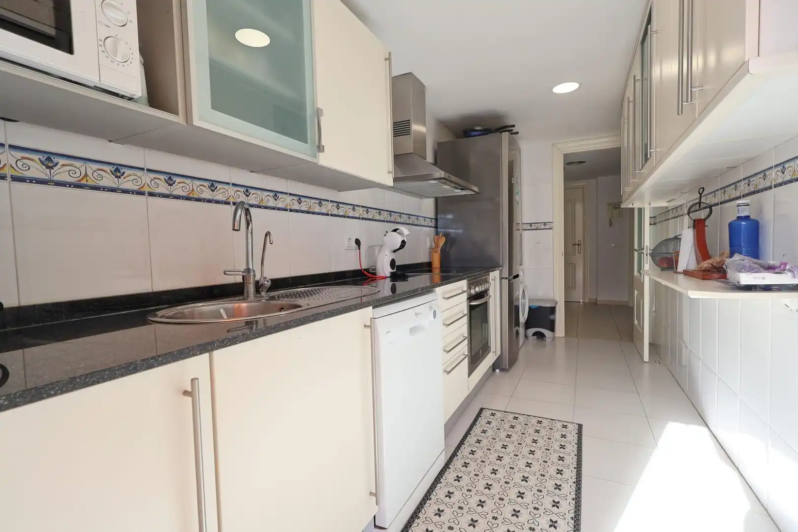 Kitchen of Flat for sale in Cubelles  with Air Conditioner and Community pool