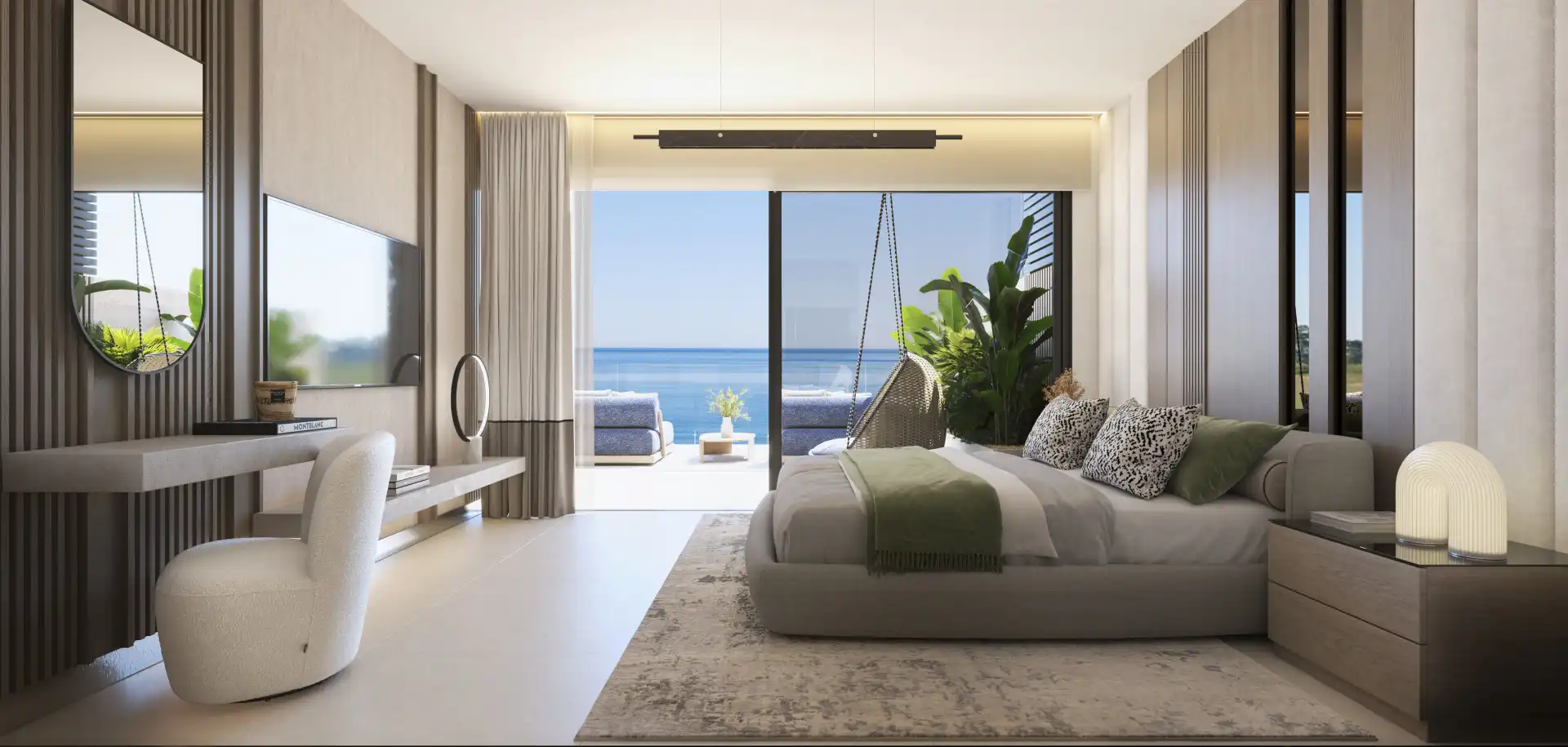 Bedroom of Attic for sale in Manilva  with Air Conditioner, Terrace and Swimming Pool