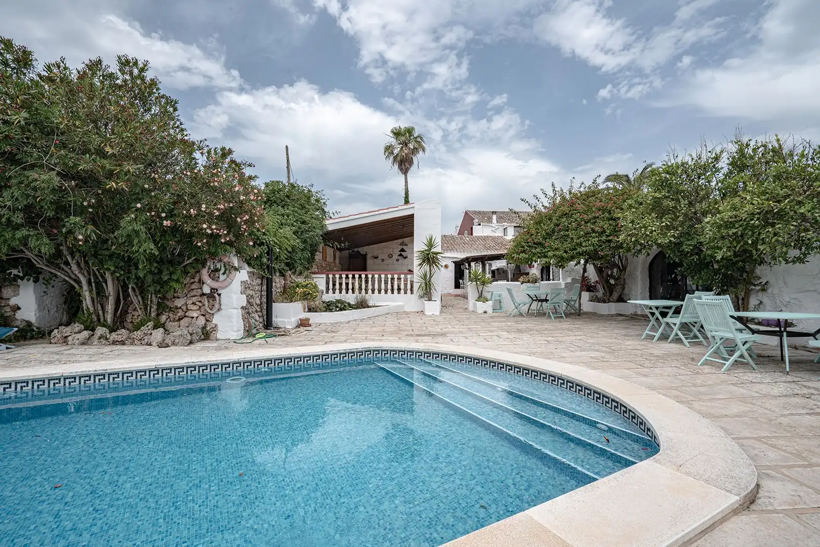 Swimming pool of Country homes for sale in Maó - Mahón  with Private garden and Swimming Pool