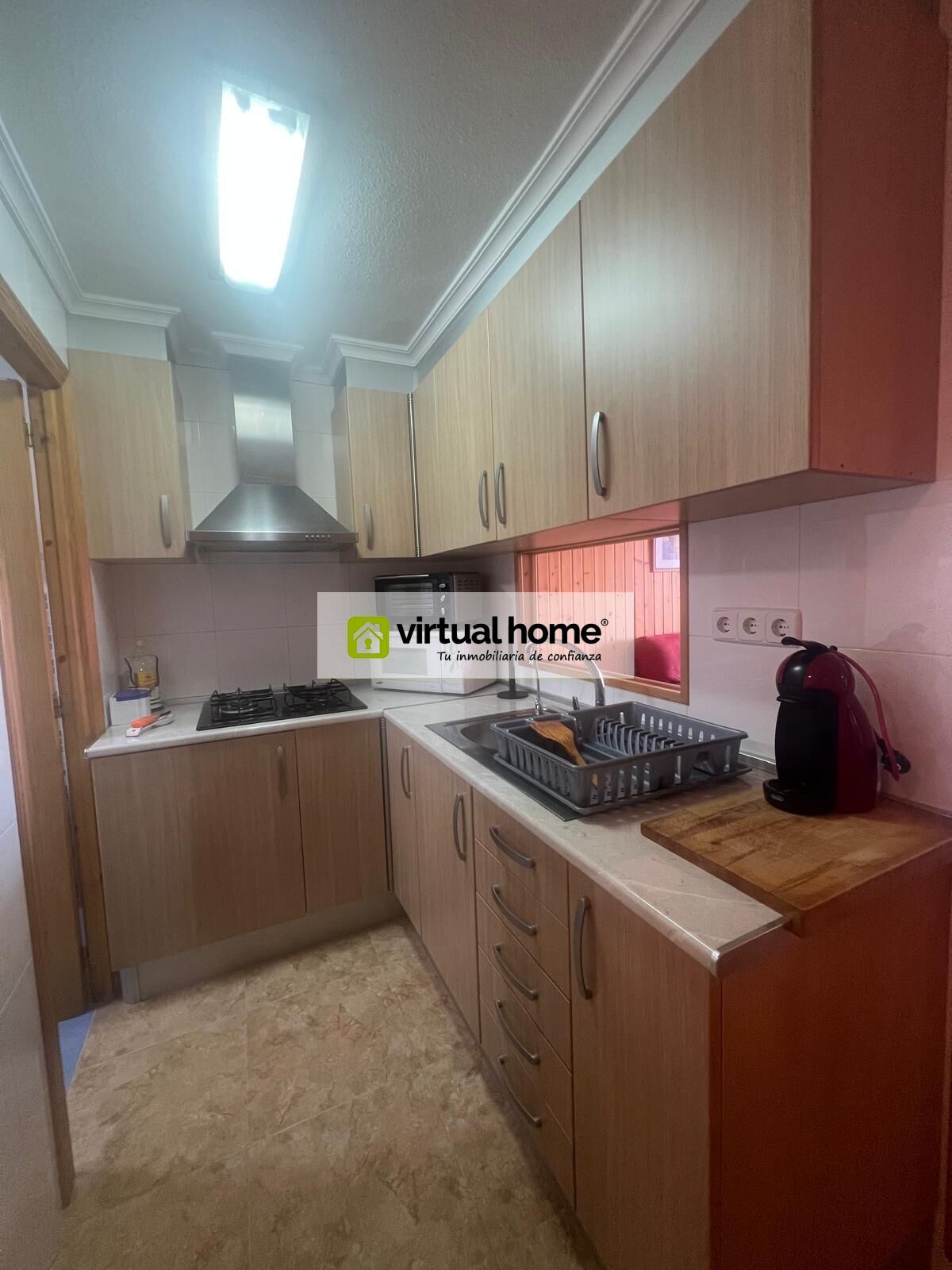 Kitchen of Study for sale in Benidorm  with Air Conditioner, Private garden and Community pool