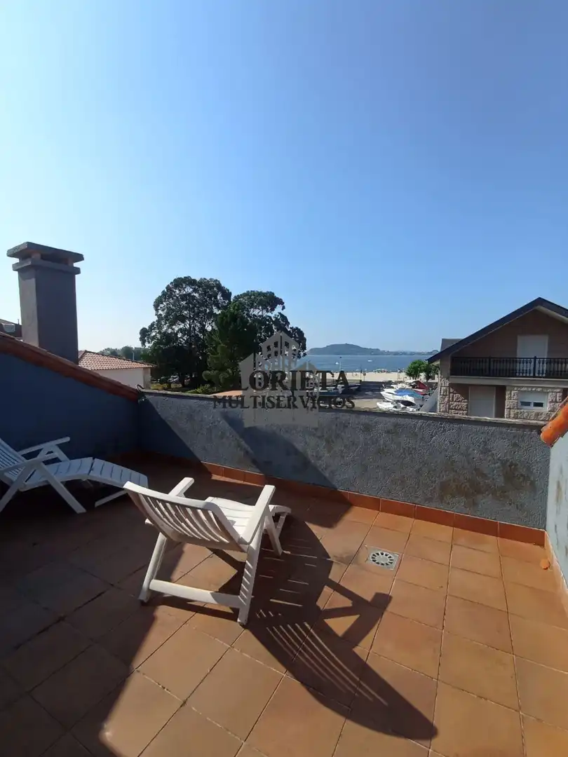 Terraza de Casa adosada en venta en Baiona con Calefacción, Parquet y Terraza