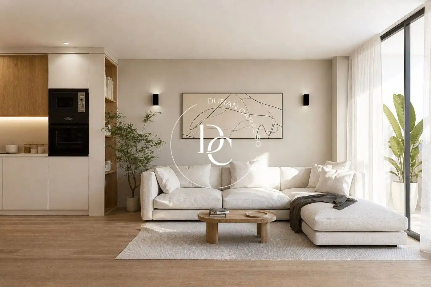 Sala de estar de Piso en venta en Barcelona con Calefacción