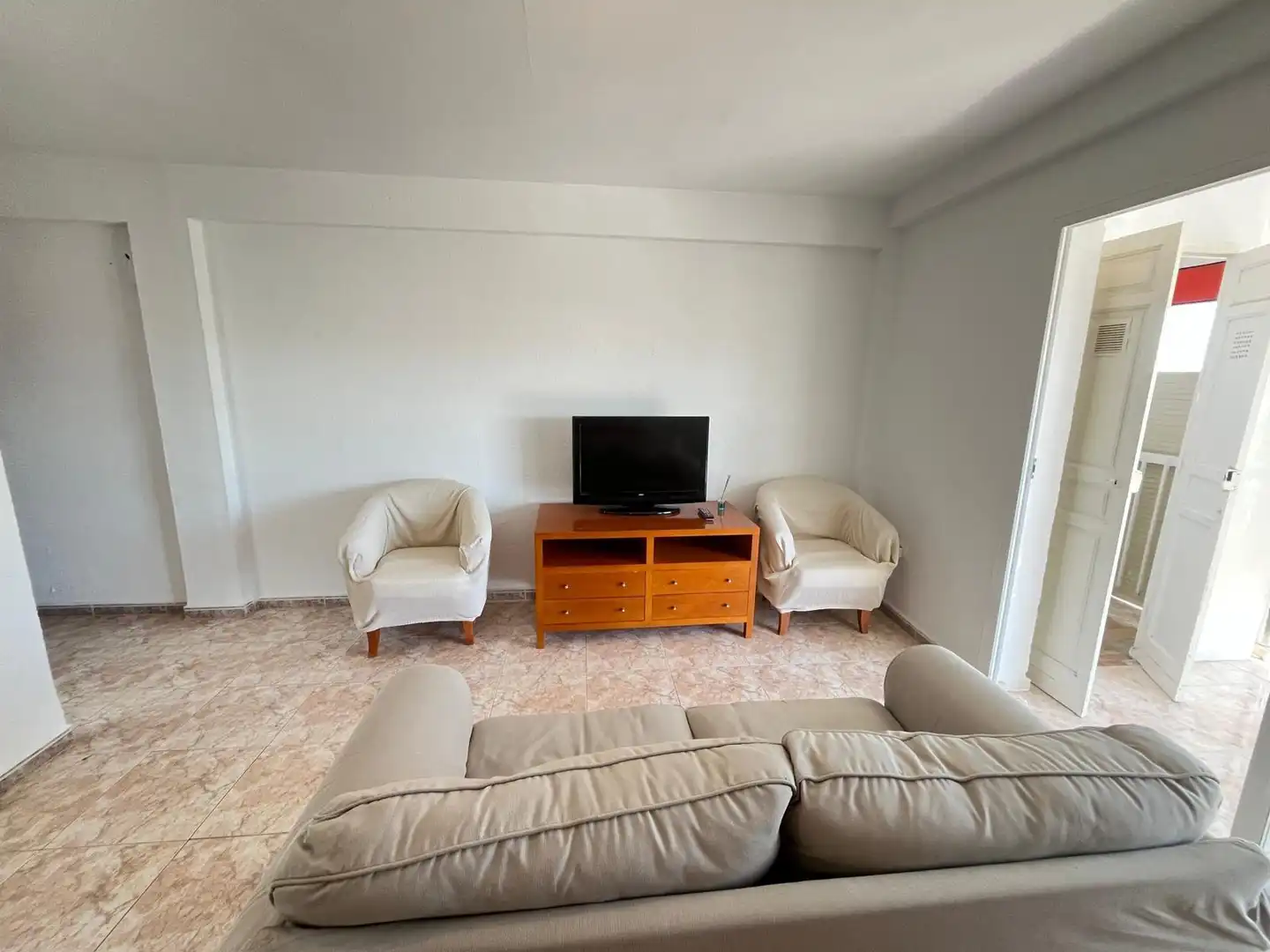 Living room of Flat for rent in Dos Hermanas  with Air Conditioner, Terrace and Furnished
