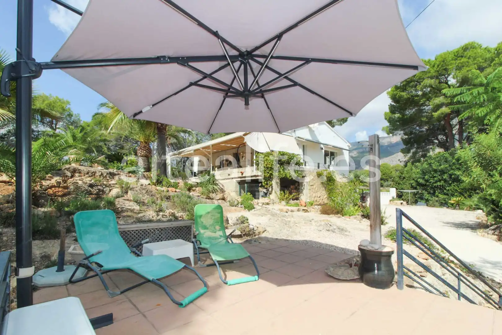 Terrassa de Casa o xalet en venda en Altea amb Aire condicionat, Jardí privat i Terrassa