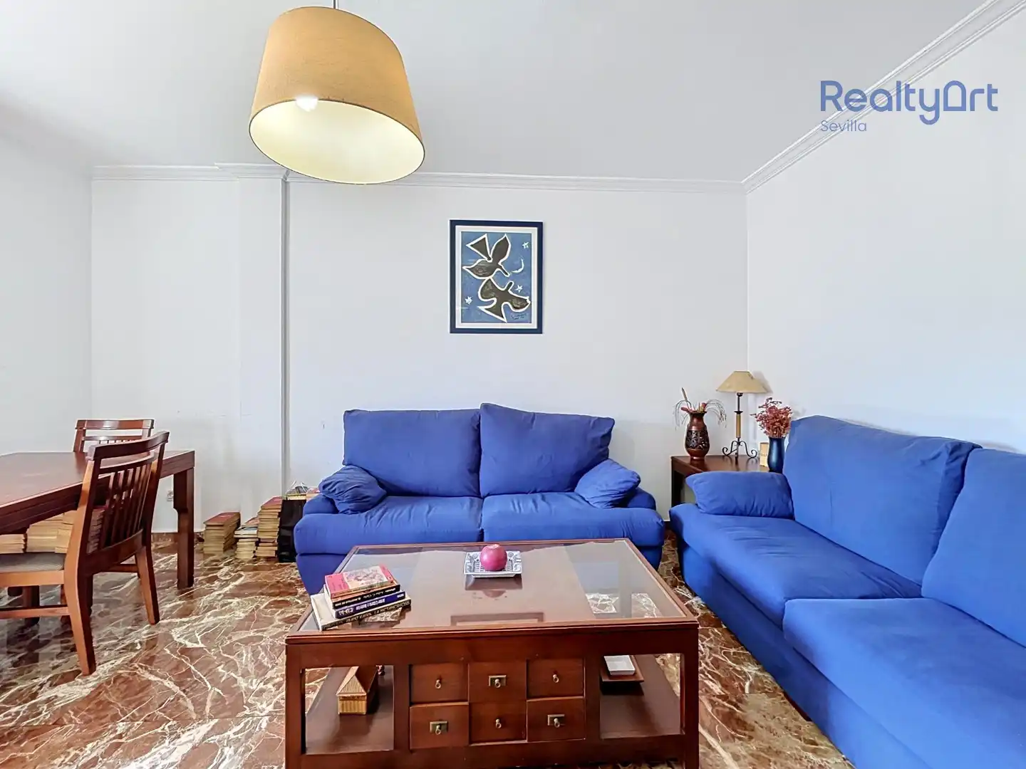 Sala de estar de Piso en venta en Sevilla con Aire acondicionado, Jardín privado y Balcón