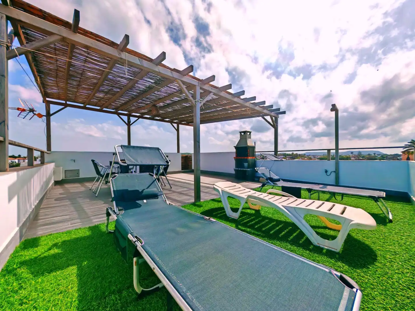 Terrace of Houses for sale in Vejer de la Frontera  with Air Conditioner, Terrace and Furnished