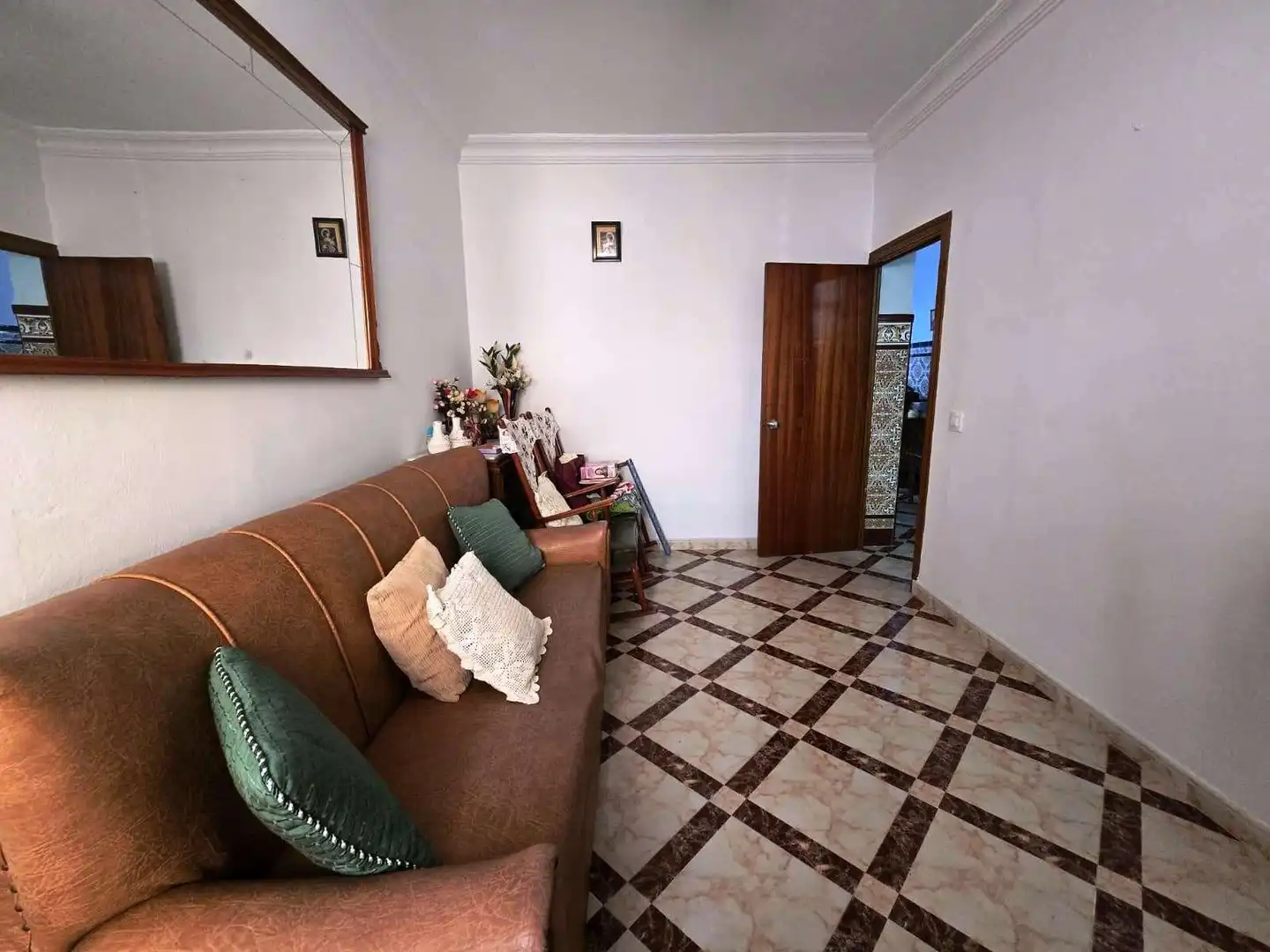 Sala de estar de Casa o chalet en venta en Bormujos con Aire acondicionado y Terraza