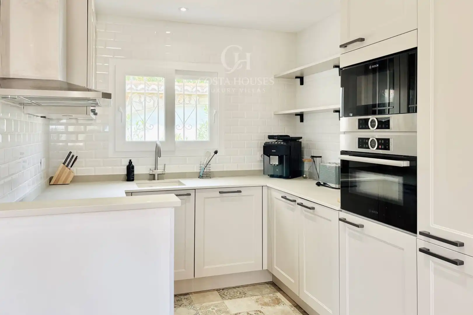 Cocina de Casa o chalet en venta en Benissa con Aire acondicionado, Calefacción y Jardín privado