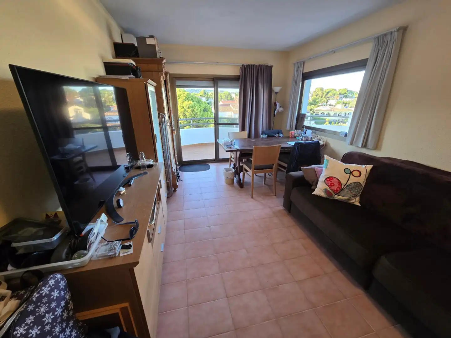Exterior view of Apartments for sale in Calpe / Calp  with Air Conditioner, Heating and Private garden