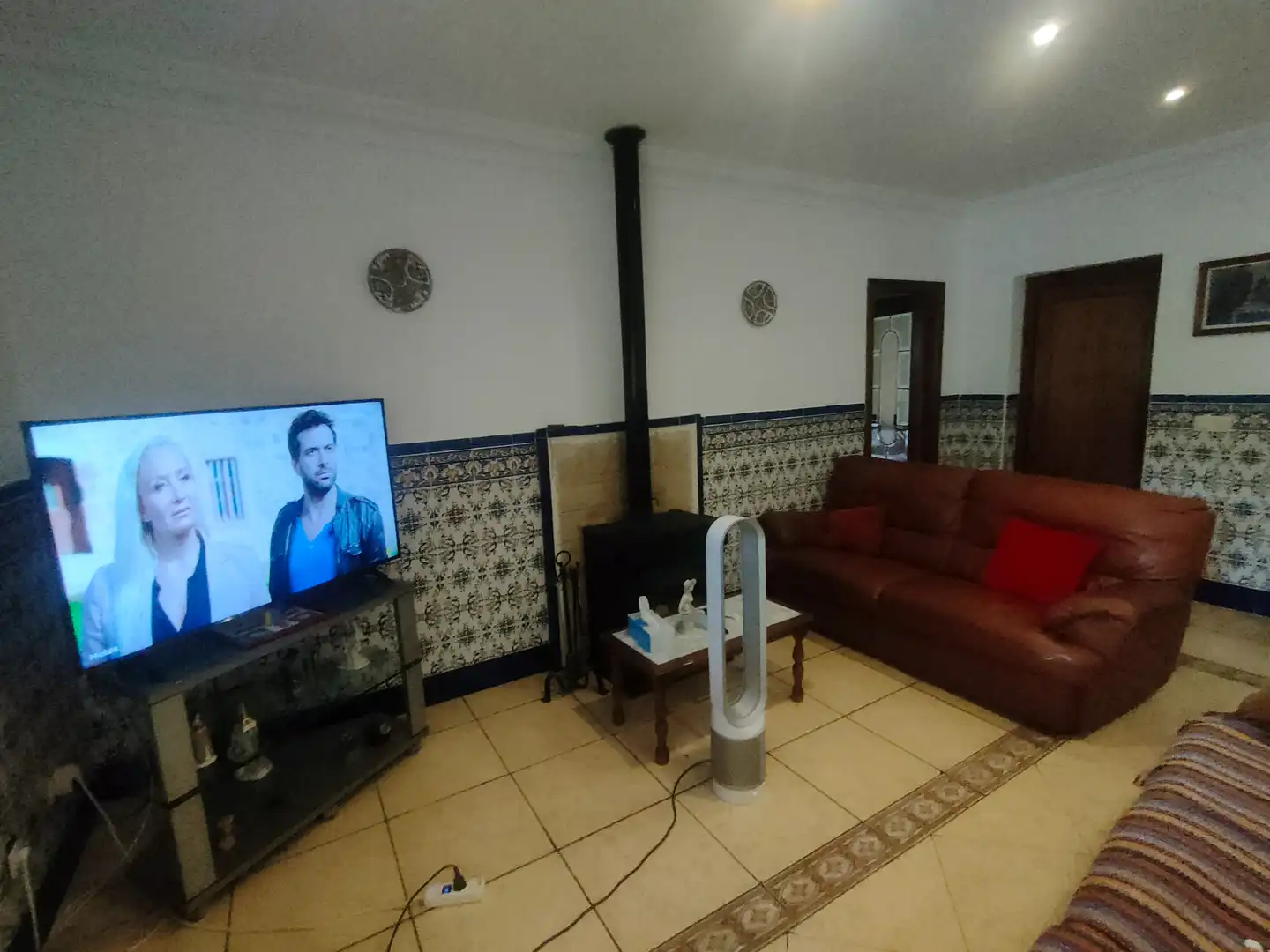 Sala de estar de Casa o chalet en venta en Turís con Jardín privado, Terraza y Trastero
