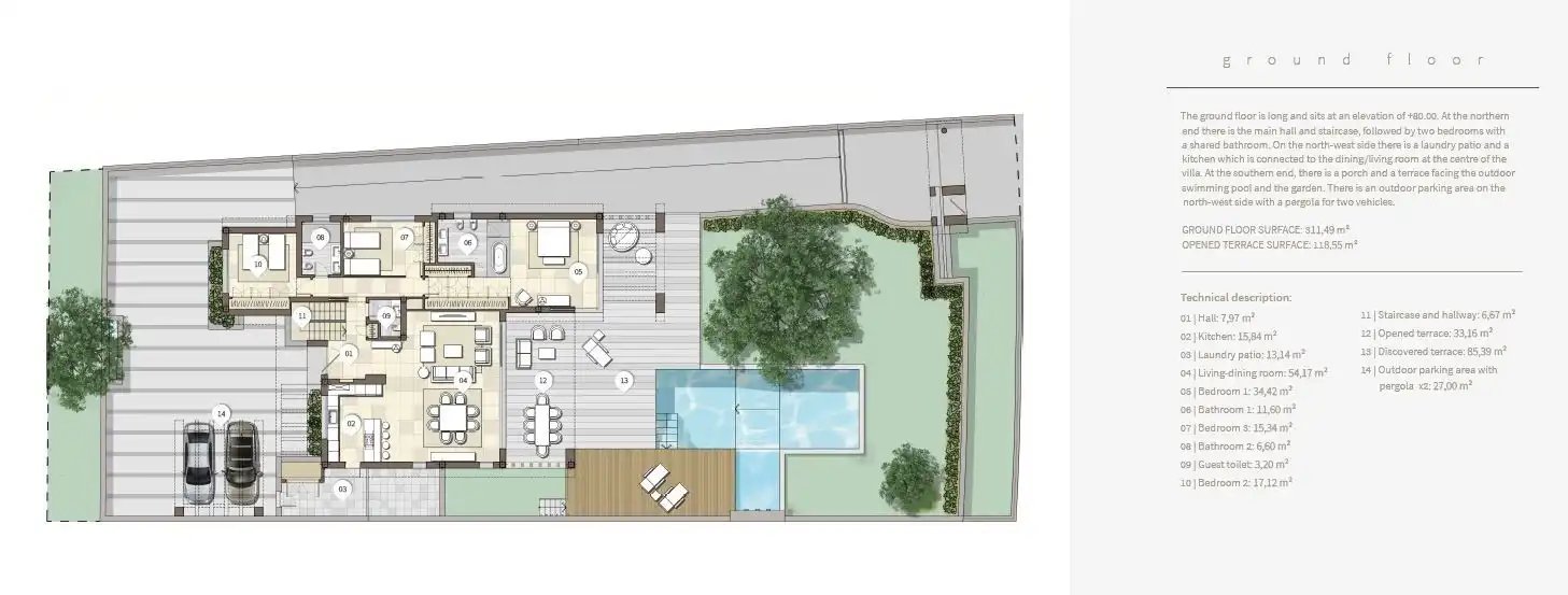 Casa amb piscina en venda a Milla de Oro, imagen 3