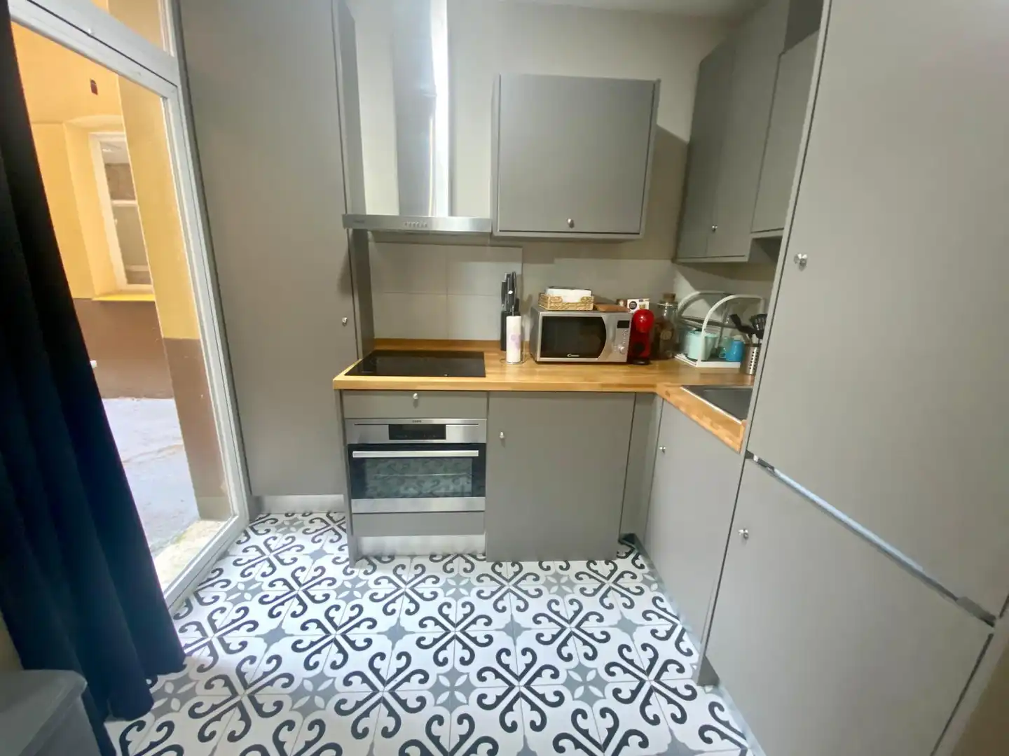 Küche von Wohnung zur Miete in Madrid mit Heizung und Möbliert