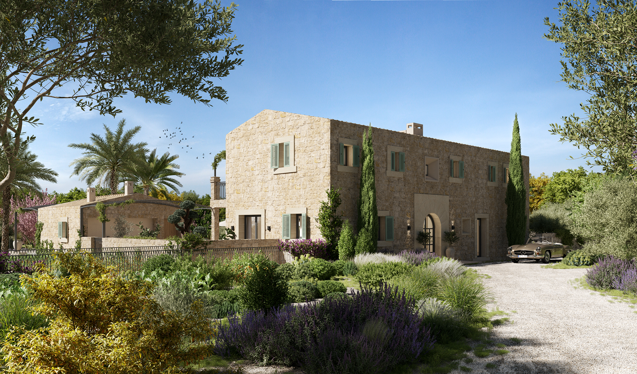 Jardín de Finca rústica en venta en Santanyí con Aire acondicionado, Calefacción y Jardín privado