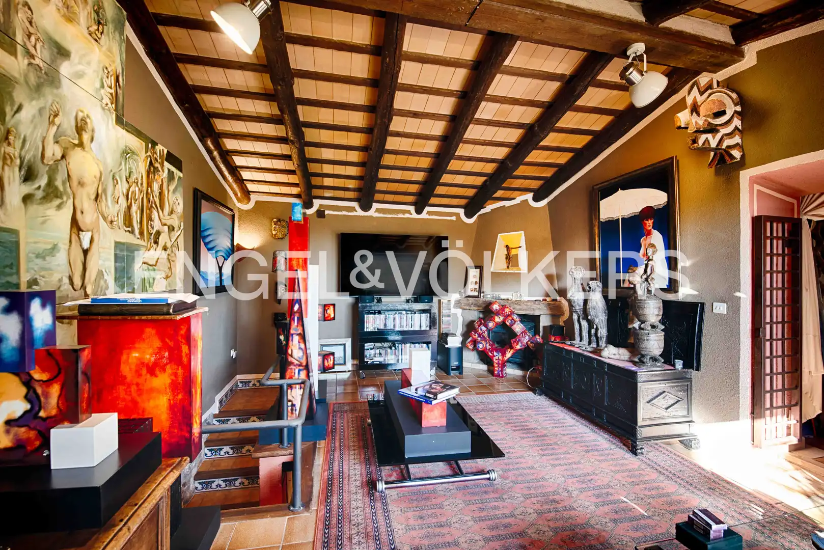 Living room of Detached homes for sale in Cantallops  with Private garden, Terrace and Swimming Pool