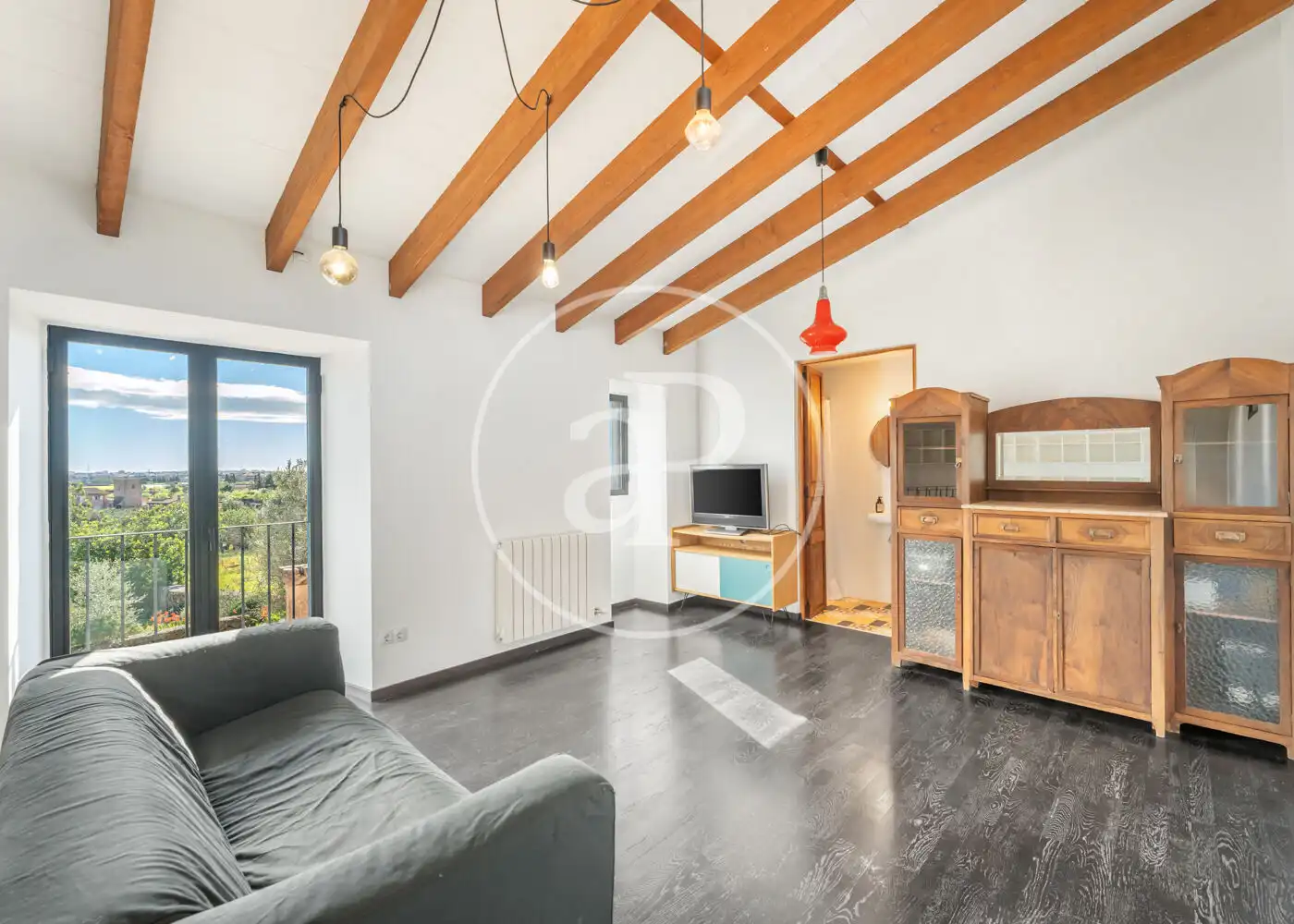 Sala d'estar de Casa o xalet en venda en  Palma de Mallorca amb Aire condicionat, Calefacció i Jardí privat