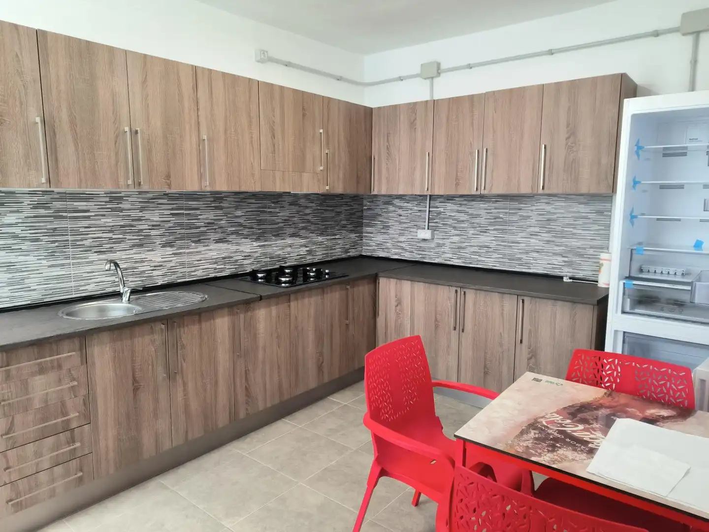 Küche von Wohnung zum Verkauf in La Aldea de San Nicolás  mit Klimaanlage und Balkon
