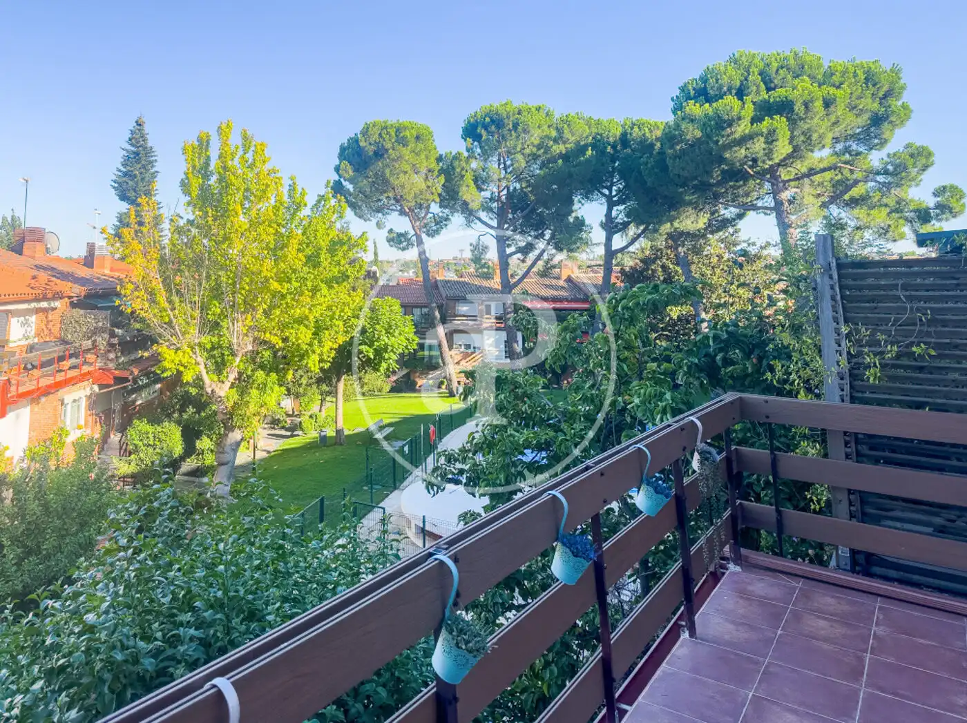 Terrassa de Casa adosada en venda en Pozuelo de Alarcón amb Aire condicionat, Calefacció i Terrassa