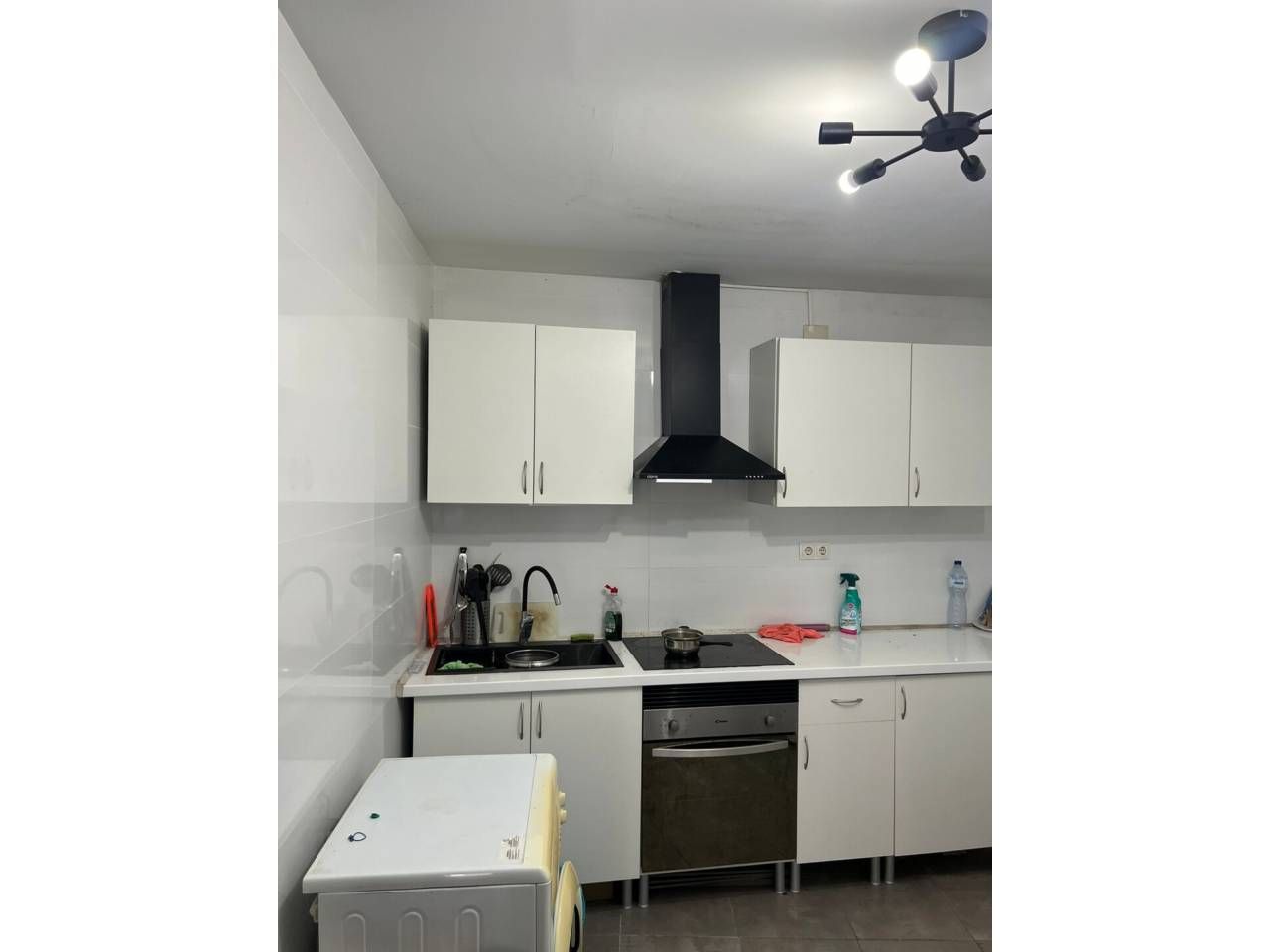 Kitchen of Flat for sale in Burriana / Borriana  with Air Conditioner, Storage room and Furnished