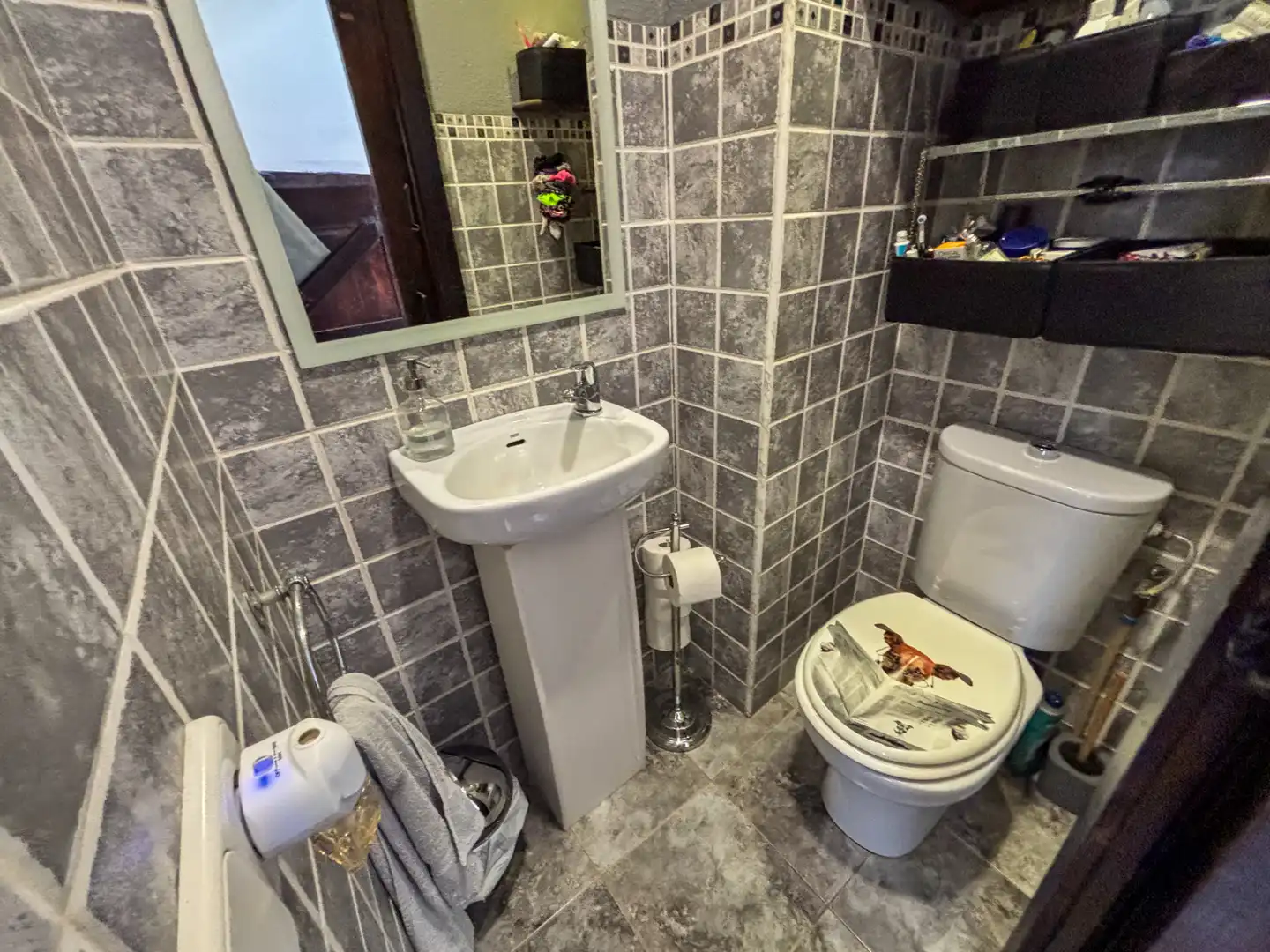 Baño de Casa adosada en venta en Estepona con Aire acondicionado, Calefacción y Terraza