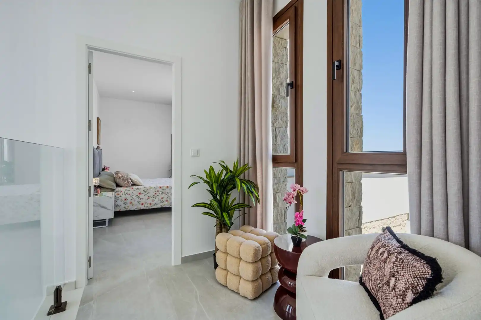 Sala d'estar de Casa o xalet en venda en Orihuela amb Calefacció, Jardí privat i Terrassa