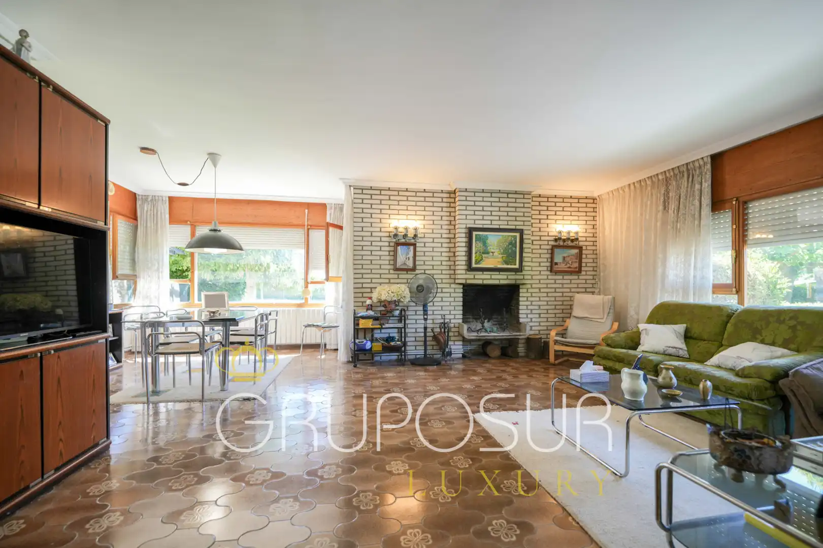 Sala de estar de Casa o chalet en venta en Villanubla con Aire acondicionado, Calefacción y Jardín privado