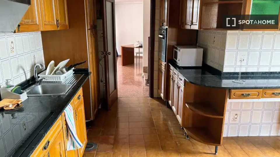 Cocina de Piso para compartir en Murcia con Aire acondicionado, Terraza y Amueblado