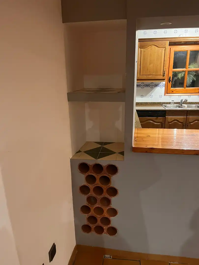 Cocina de Casa adosada en venta en Sarroca de Lleida con Calefacción, Terraza y Amueblado