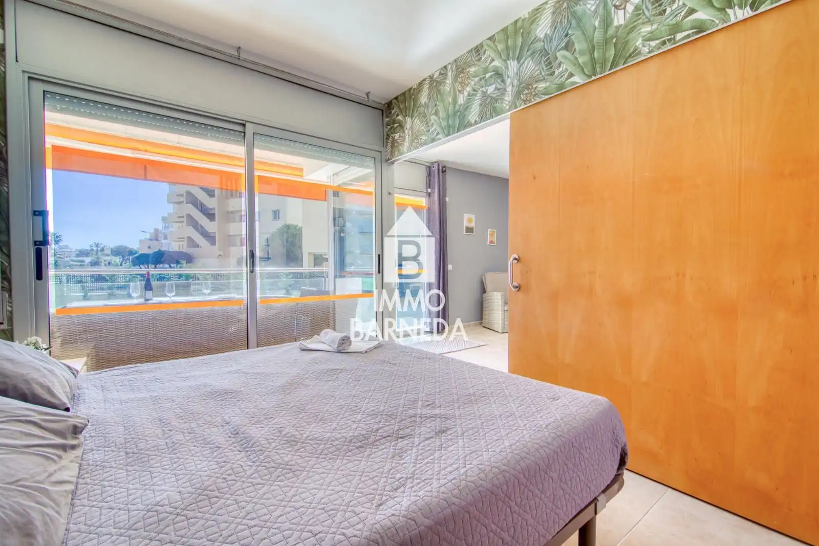 Bedroom of Flat for sale in Roses  with Air Conditioner, Heating and Terrace