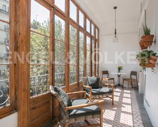 Terrace of Apartment to rent in  Barcelona Capital  with Air Conditioner, Heating and Furnished