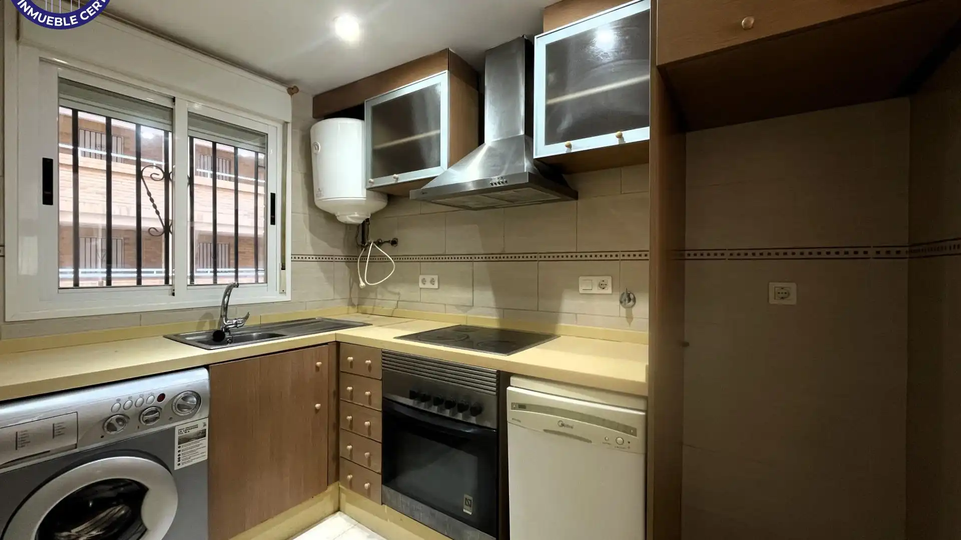 Cocina de Apartamento en venta en Oropesa del Mar / Orpesa con Aire acondicionado, Jardín privado y Terraza