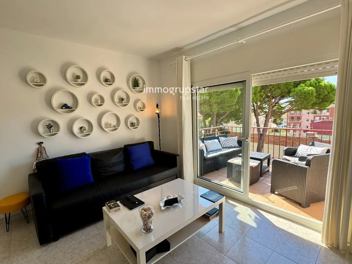 Living room of Flat for sale in Calonge i Sant Antoni  with Air Conditioner, Heating and Terrace