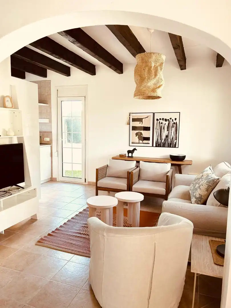 Sala de estar de Casa o chalet en venta en Ciutadella de Menorca con Aire acondicionado, Jardín privado y Terraza