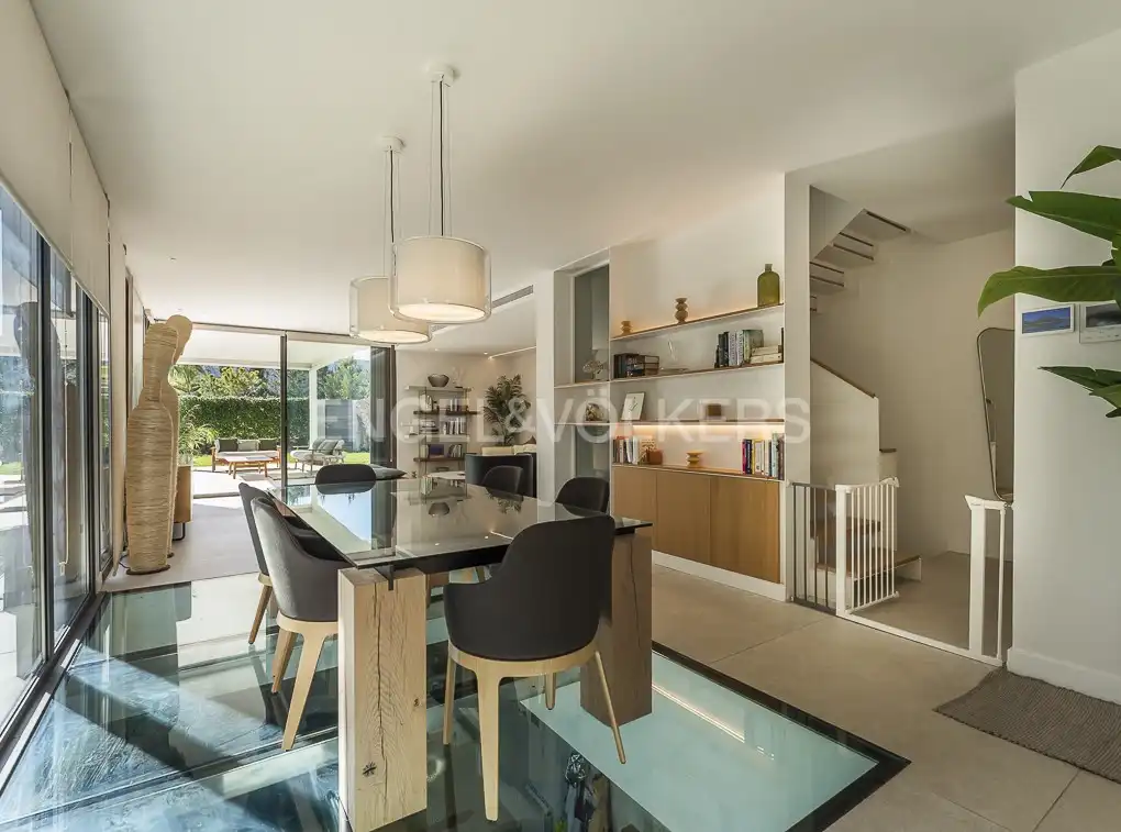 Dining room of Detached homes for sale in Gavà  with Air Conditioner, Heating and Private garden