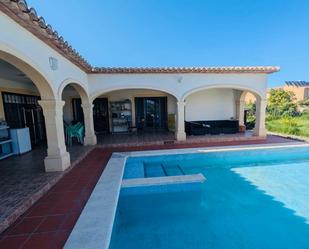 Swimming pool of House or chalet for sale in Oliva  with Air Conditioner, Heating and Private garden