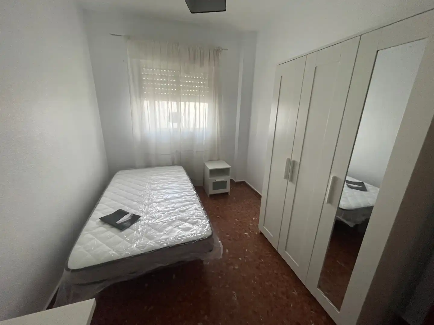 Bedroom of Flat for rent in Almendralejo  with Air Conditioner, Furnished and Washing machine
