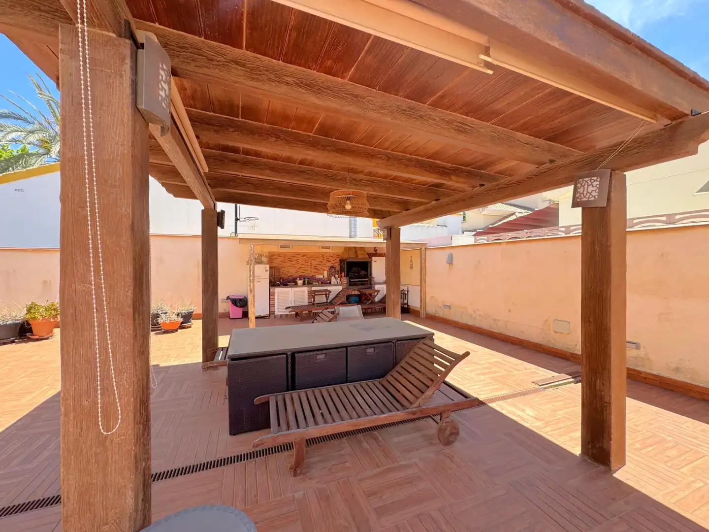 Terrassa de Casa o xalet en venda en San Javier amb Aire condicionat, Jardí privat i Terrassa