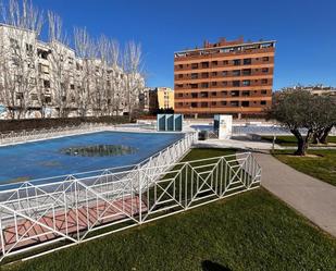 Swimming pool of Flat to rent in  Madrid Capital  with Heating, Private garden and Terrace