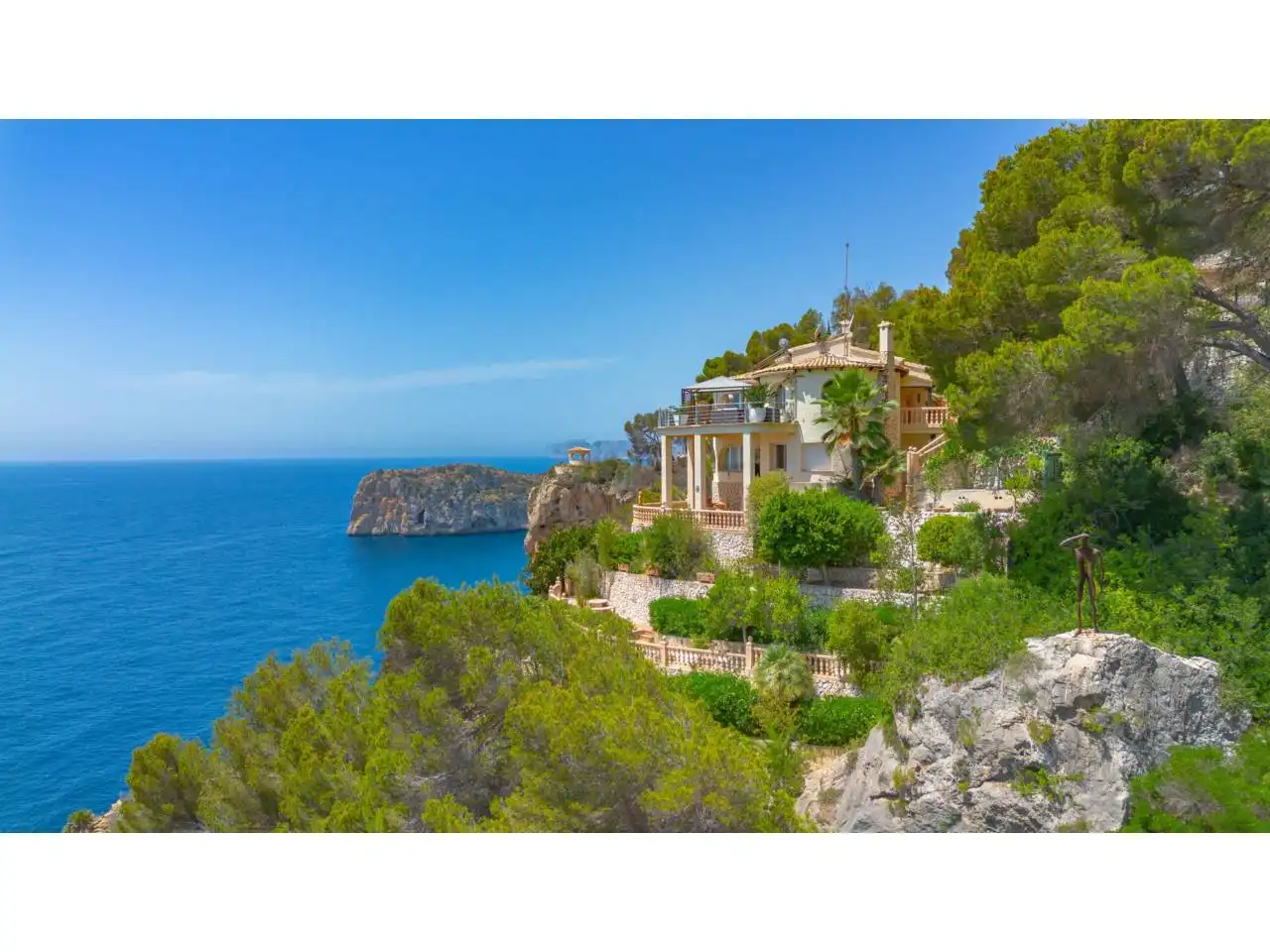 Vista exterior de Casa o xalet en venda en Jávea / Xàbia amb Aire condicionat, Calefacció i Jardí privat