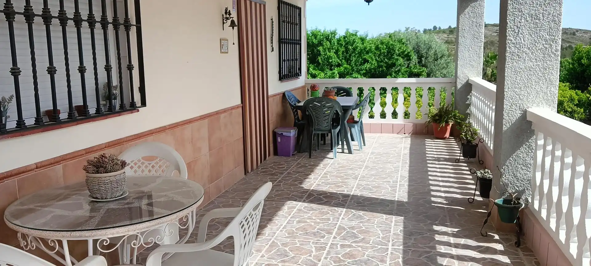Terrasse von Haus oder Chalet zum Verkauf in Riba-roja de Túria mit Terrasse, Abstellraum und Schwimmbad
